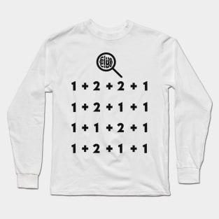 The_Clue_Number Long Sleeve T-Shirt